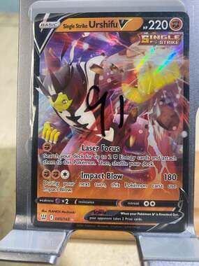 Single Strike Urshifu V 85/163 Pokémon TCG 2021 Ultra Rare Holo Battle Styles
